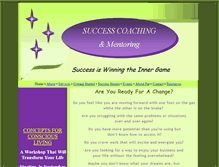 Tablet Screenshot of coaching4success.com